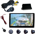 LCD Parking Sensor Kit - Displays Data on Original Screen, Easy Rear Installation, Compatible with CVBS Cameras (Not for AHD), 18 Probe Colors to Match Any Vehicle