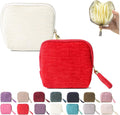 Stuffdatas Travel Jewelry Case, Stuffdatas Bags, Small Jewelry Travel Pouch Mini, Travel Jewelry Organizer Pouch Velvet, with 5 Compartments (2PCS-E)