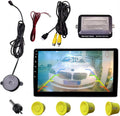 LCD Parking Sensor Kit - Displays Data on Original Screen, Easy Rear Installation, Compatible with All Camera Formats (AHD, CVBS), 18 Probe Colors to Match Any Vehicle