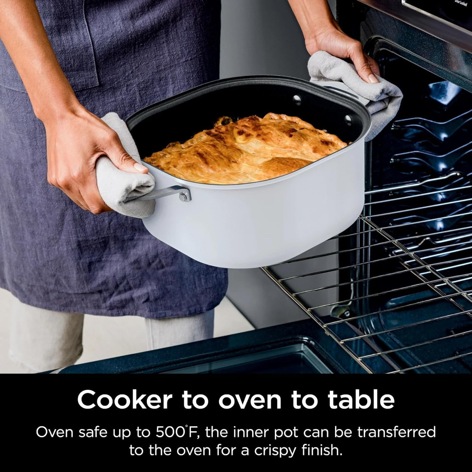 Ninja Foodi PossibleCooker 6.5Qt PRO Plus 10-in-1 Smart Cook System - Multi-Function Rice Cooker, Slow Cooker, Sous Vide with Thermometer - Electric Pot for Kitchen Appliances (6.5 QT)