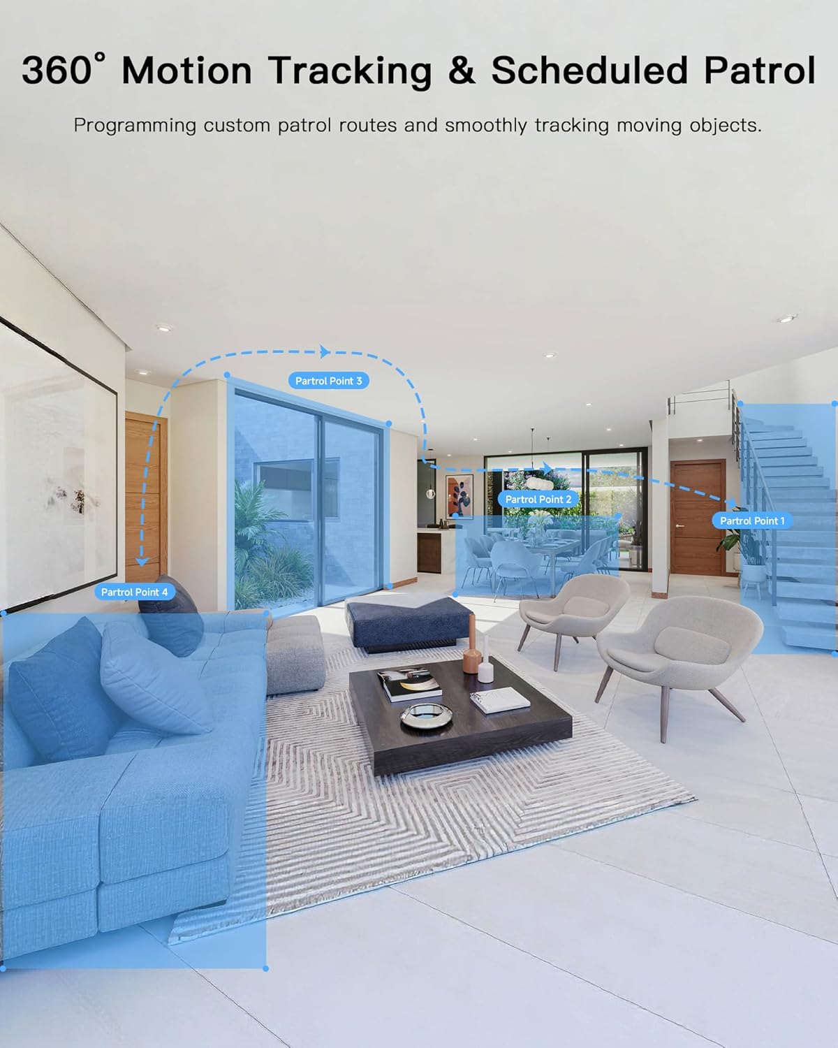 ARENTI 5G Indoor Security Camera 2 Pack, 4MP Pet Camera with Speaker for Dog/Cat, Baby Monitor with Phone App, Dual-Band WiFi, Auto Tracking, Super Night Vision, 64G Local Storage (P2Q 64G 2PC)