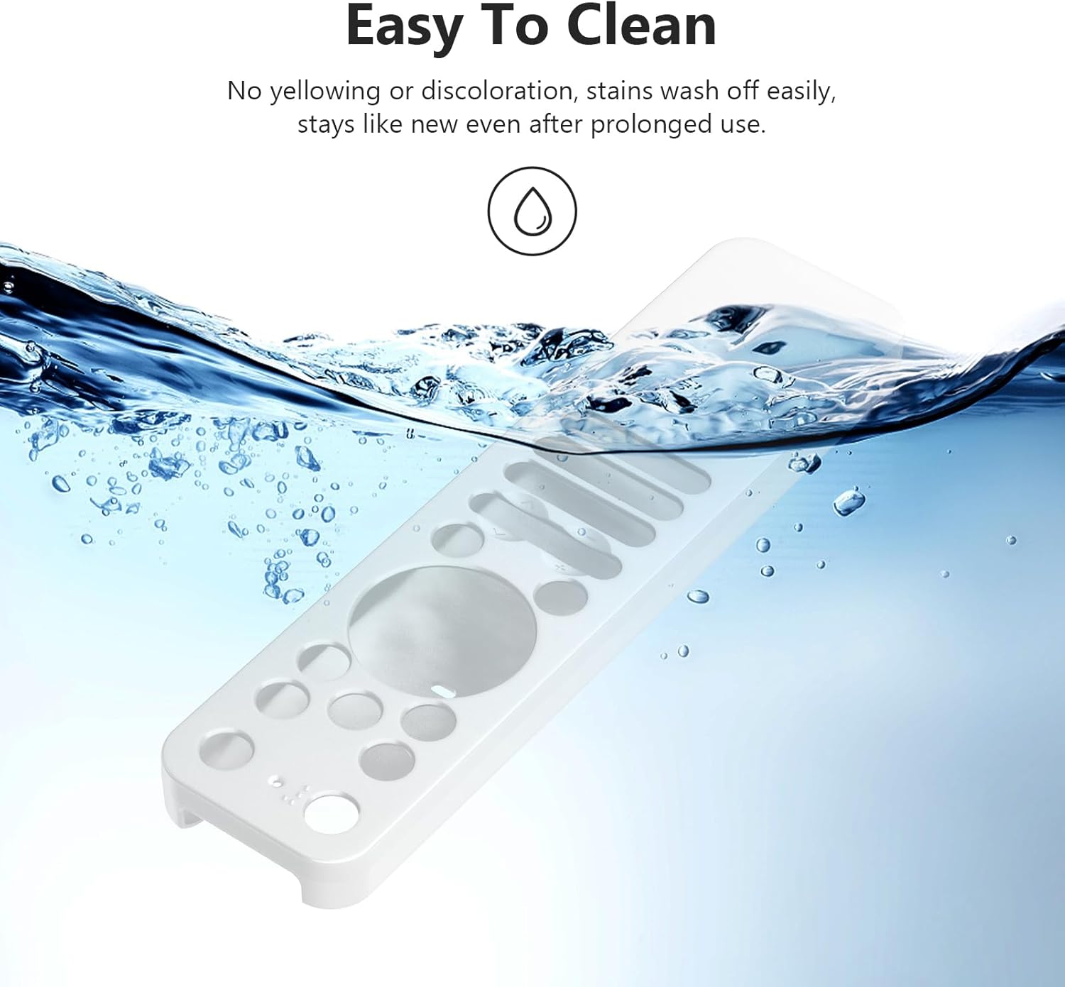 LEFXMOPHY Silicone Remote Cover for LG MR25GA Protective Case Compatible with 2025 LG OLED Smart TV C5 B5 G5 M5 Series Remote - White