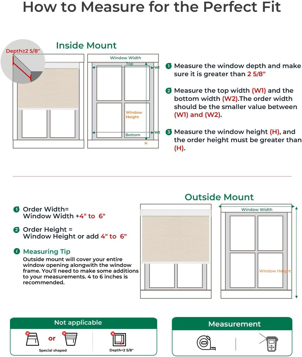 Allesin Motorized Roller Blinds – Rechargeable Smart Shades with Remote & Quiet Motor, Top/Bottom Aluminum Rails, Alexa-Compatible for Window (Custom Size, 100% Blackout Wheat-Jacquard)