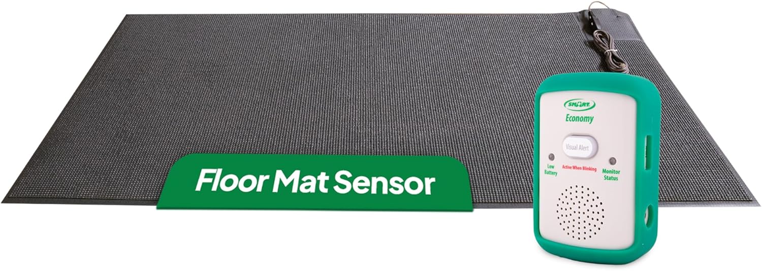 Floor Mat Exit Alarm for Seniors Fall Prevention & Anti-Wandering - Economy System