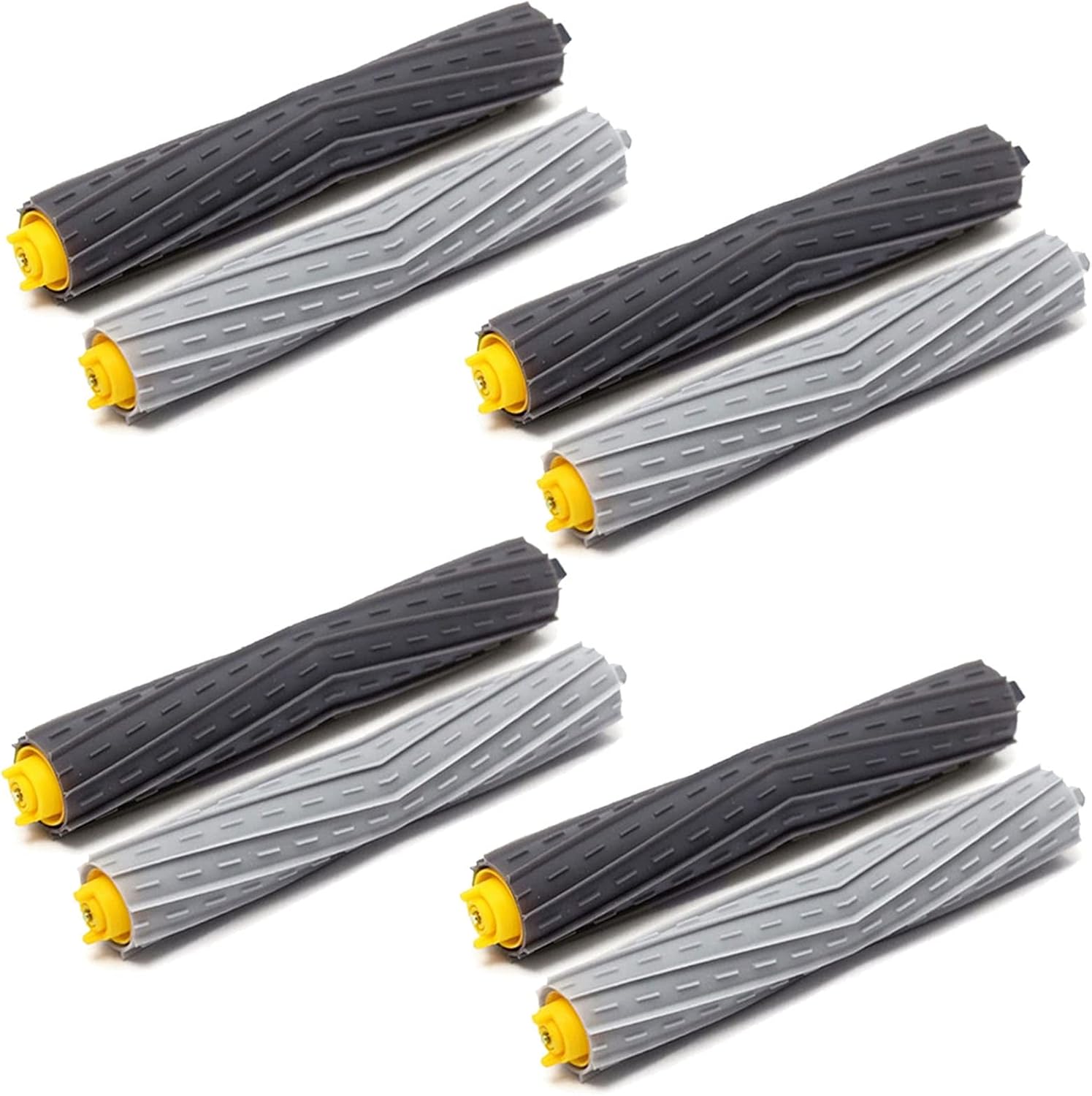 Replacement Parts Accessories for Roomba 800 900 Series 805 860 870 871 880 890 960 980 985 891 960 961 964 980 981 Vacuum 4 Sets Multi-Surface Rubber Brush Roller Replacement Parts