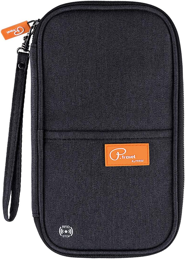 VanFn RFID Travel Passport Wallet, Family Passport Holder, Trip Document Organizer P.Travel Series