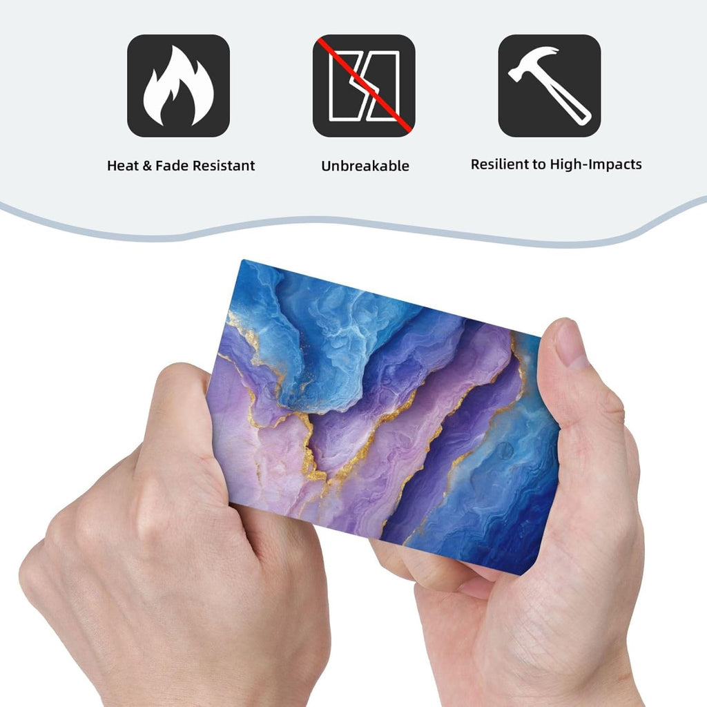 Decorative Light Switch Plate Covers Abstract Blue Purple Gold Marble Texture 1 Gang No Device Single Blank Outlet Covers Wall Plate Light Switch Cover Plate for Bathroon Kitchen Decor