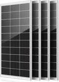 150W 4pack 600 watt Solar Panel Monocrystalline Cell High-Efficiency PV Module, Solar Panels for Homes Camping RV Battery Boat Caravan and Other Off-Grid System