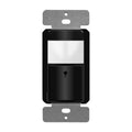 TOPGREENER PIR Motion Sensor Switch, Ambient Light Level Detector, No Neutral Required, 5A, 150W LED/CFL, 1/6 HP, Occupancy Vacancy Modes, Ground Wire Required, Single Pole, TDOS5-JM, Black
