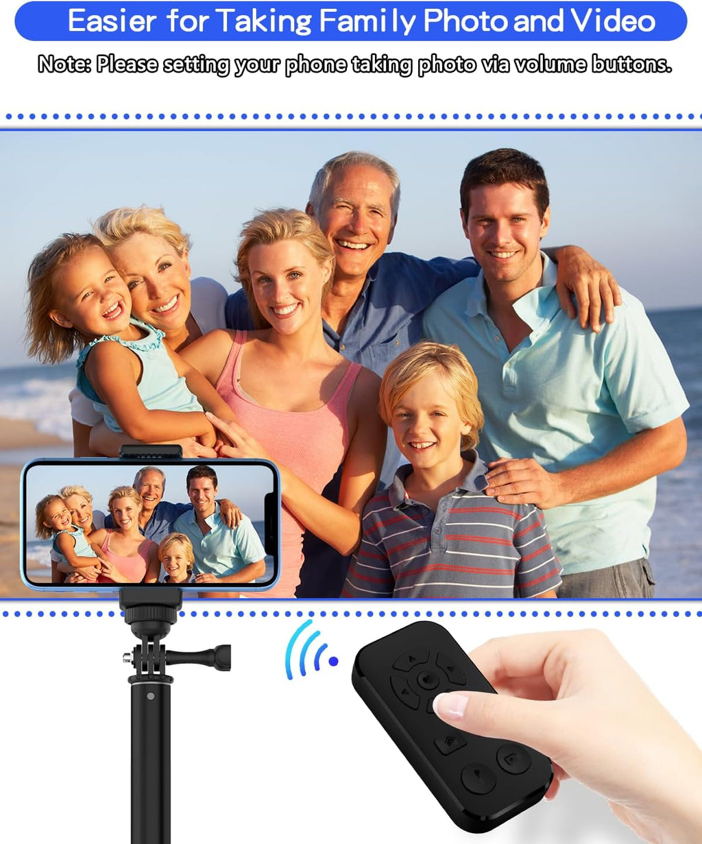 TikTok Video Scrolling Remote Control for iPhone and Android Smartphones, Cellphone E-Book APP Page Turner, Camera Photo and Video Clicker, Neck Strap Included.