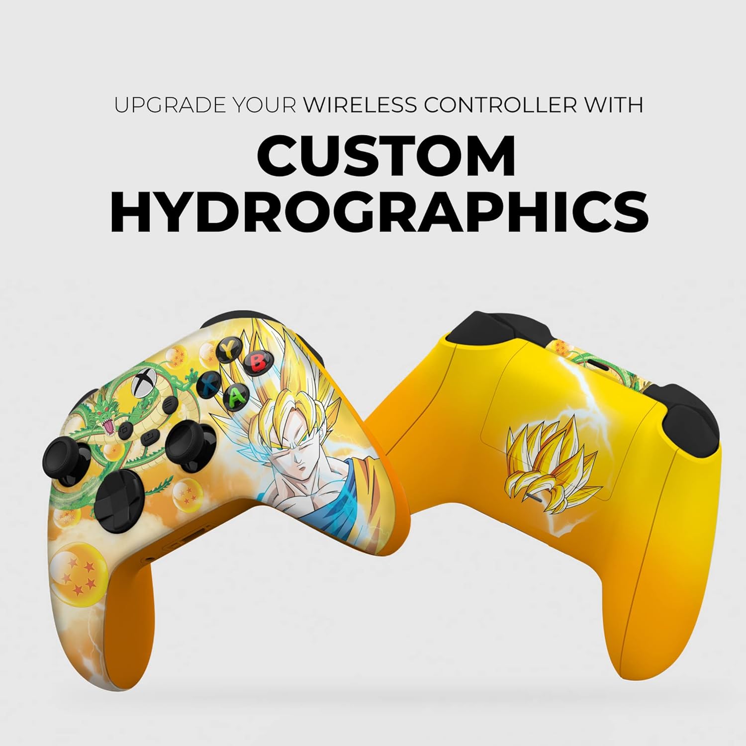DreamController D. B. Z. Gokku Custom X-box Controller Wireless compatible with X-box One/Series X/S Proudly Customized in USA with Permanent HYDRO-DIP Printing (NOT JUST A SKIN)