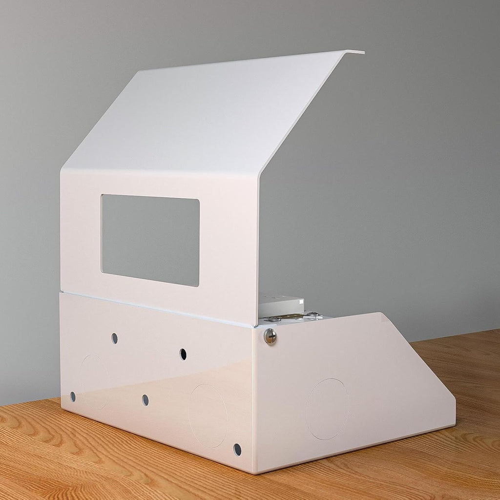 Under Cabinet Outlet/Wall Distribution Box, 20 AMP GFCI Safety Outlet, Self-Testing, Mis-Wire Protection