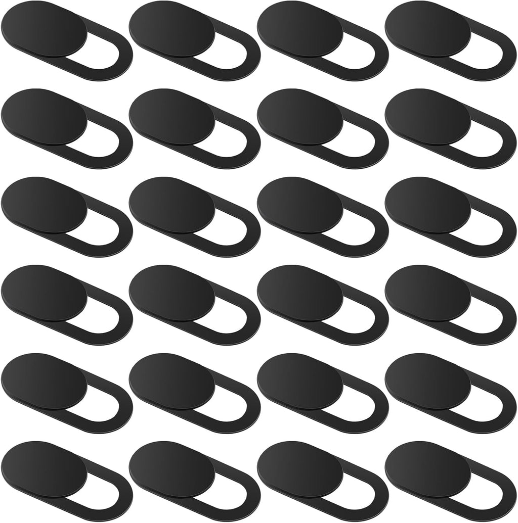 24PCS Camera Cover Slide, Plastic Ultra-Thin Webcam Cover Camera Blocker Slider for Laptop Desktops PC Tablet Cell Phone to Protect Your Privacy and Security