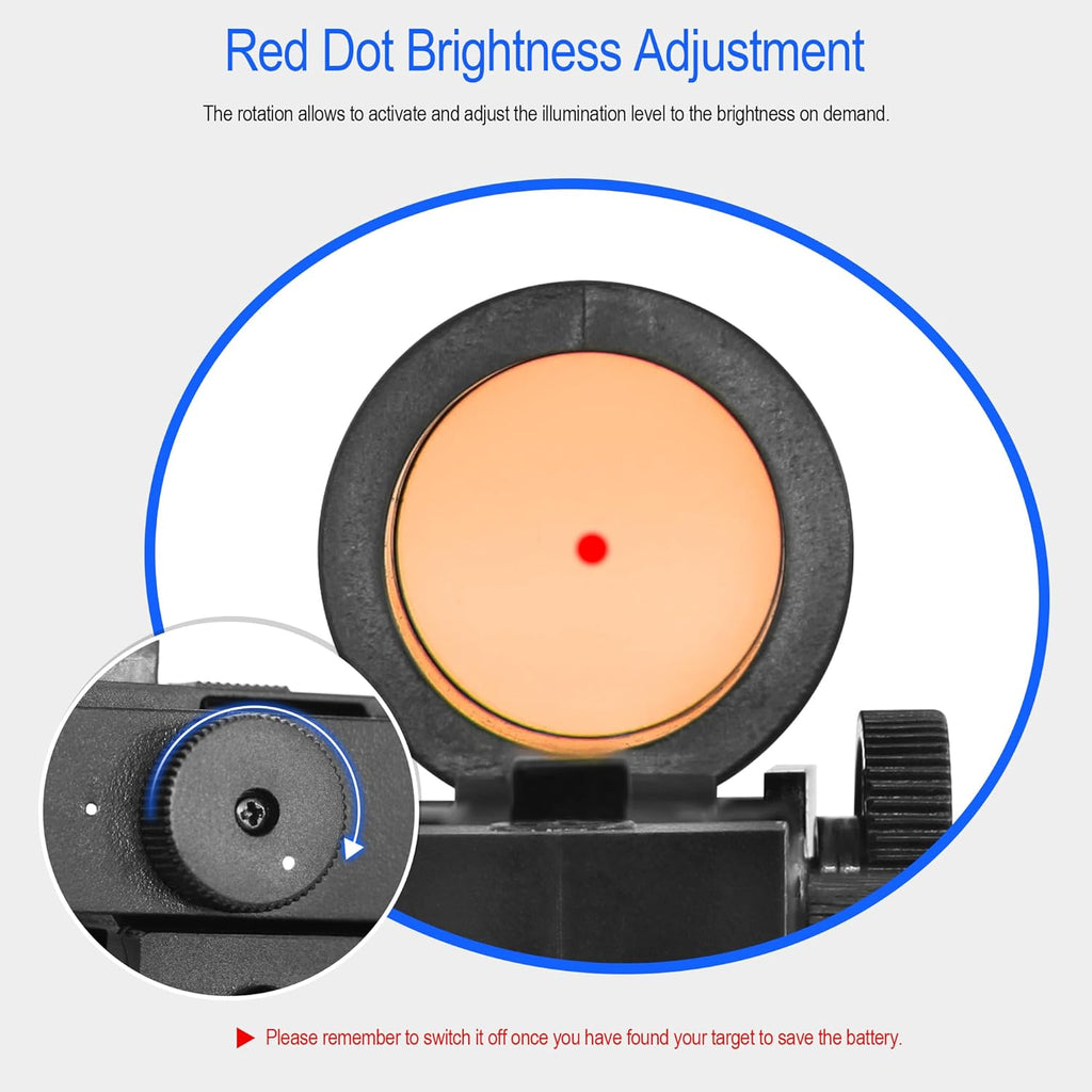 Astromania StarPointer Finderscope for Astronomical Telescopes Reflex Viewfinder, Red Dot Finder Scope Sight Telescope Accessories with Slide-in Bracket Compatible for Universal Dovetail Mounting Base