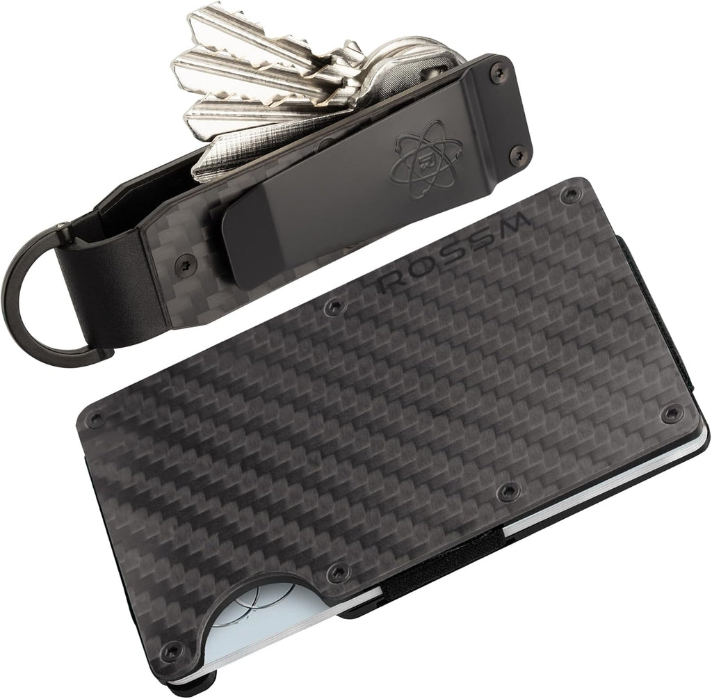 ROSSM Key Organizer - Compact Metallic Key Holder | Minimalist Innovative Keyholder | Smart Keychain Secures 2-6 Keys