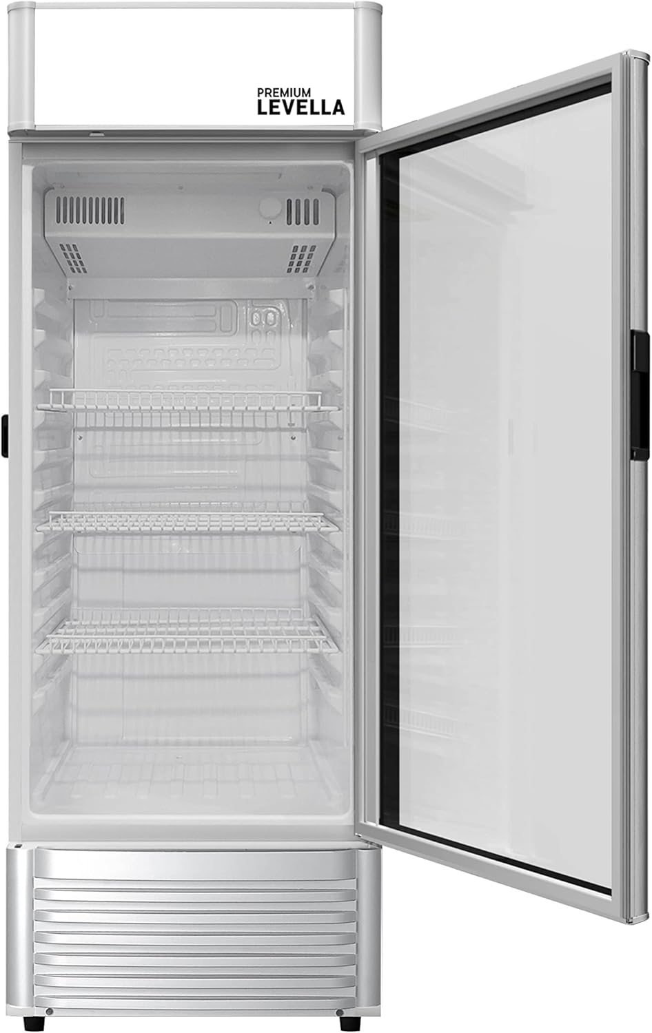 Single Door Beverage Cooler - 6.5 cu ft - Silver by Premium Levella