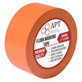 APT, Multi Color Marking Tape, Premium Safety Marking and Dance Floor Splicing Tape, 6 mil Thick (Orange, 1 Roll)