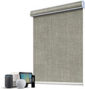 SmartWings Motorized 100% Blackout Shades Blinds, Custom Size, Cordless Window Shades with Rechargeable Battery, Work with Matter/Apple HomeKit, Alexa, Thread/Zigbee, Remote Optional, Vigor Sage