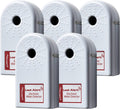 Zircon Leak Alert Water Leak Detector & Flood Sensor Alarm/Water Leak Sensor with Dual Leak Alarms 90dB Audio/Battery Powered (5 Pack) Batteries Not Incuded, (72310)
