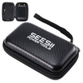 Seesii 4 Inch Protective Case for NanoVNA-H4 & TinySA Ultra: EVA Hard Shell Storage Pouch with Custom Foam for Antenna/Spectrum Analyzer, Waterproof Shockproof Design with Carry Strap