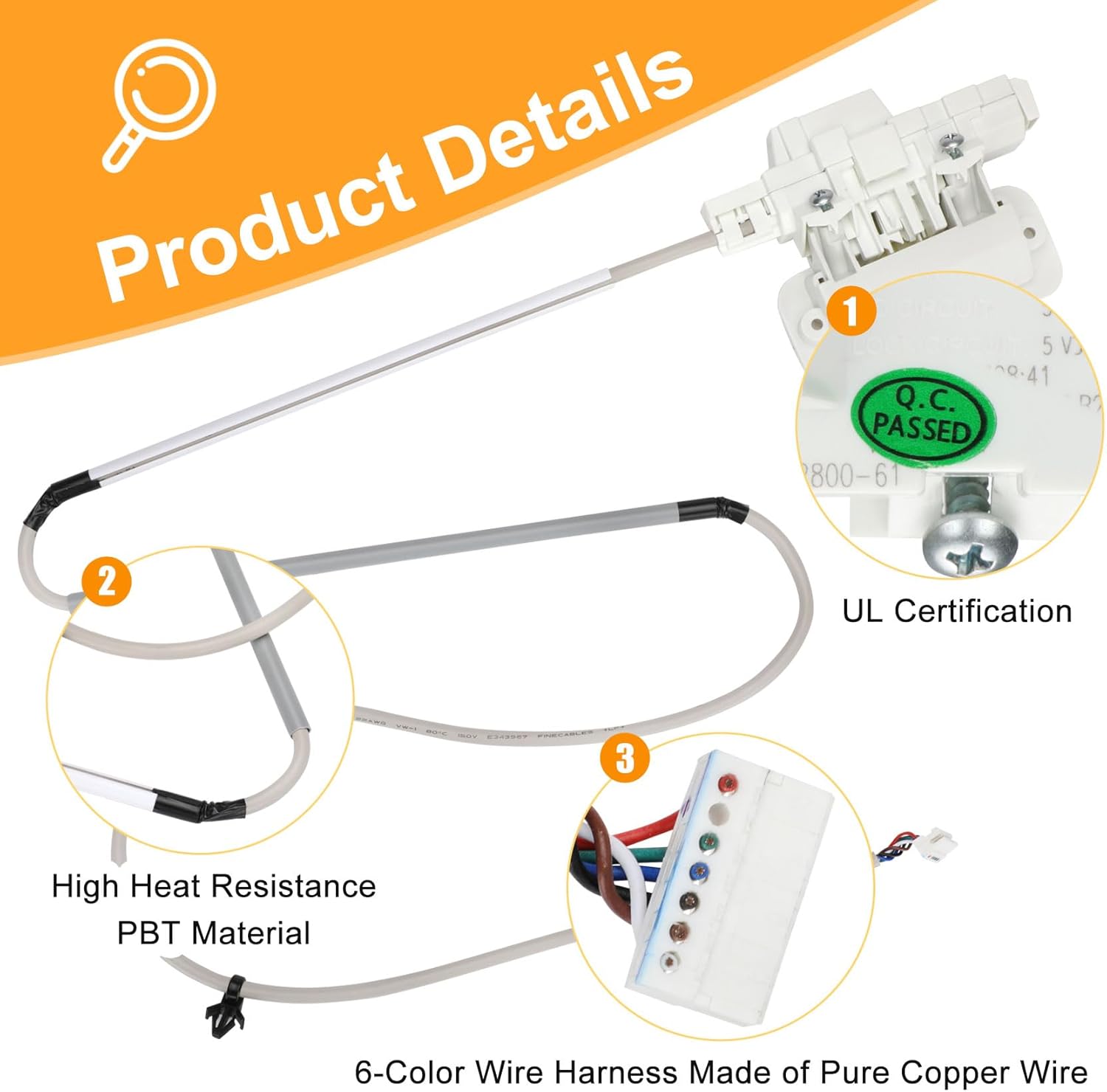 Upgrade W10810403 W10861642 W10787836 Washer Lid Lock Assembly Replacement for Whirlpool Cabrio Kenmore Series 600 700 Maytag Bravos XL Replaces W10787878 AP5984435 - Lifetime Warranty
