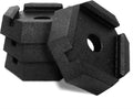 SnapPad Xtra RV Leveling Pads - Permanent Jack Stabilizers for RVs - 6" Square Leveling Jack Pads for LCI Leveling System - Heavy Duty Replacement for Blocks - Made in The USA (Square 6 4-Pack)