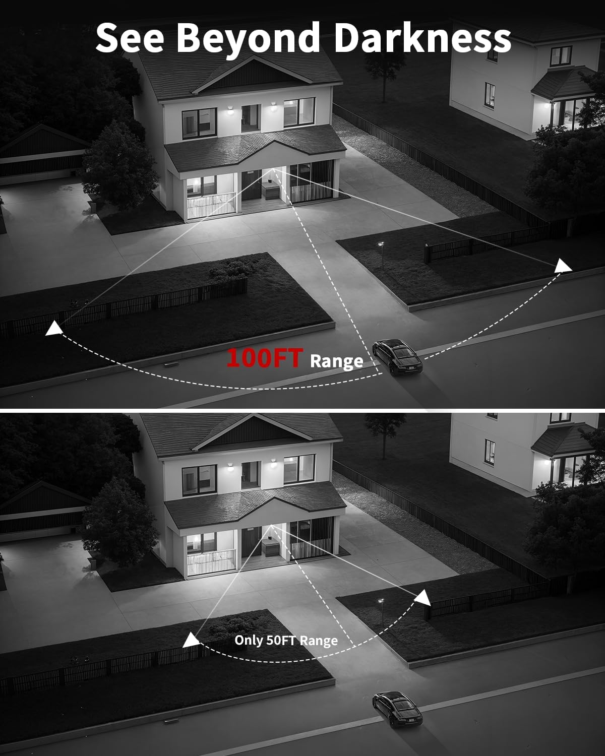 《4K Ultra HD & 100FT IR Night Vision》Wired Outdoor Security Camera System, POE Cameras for Home Security, NVR Video Surveillance Kit with Motion Detection