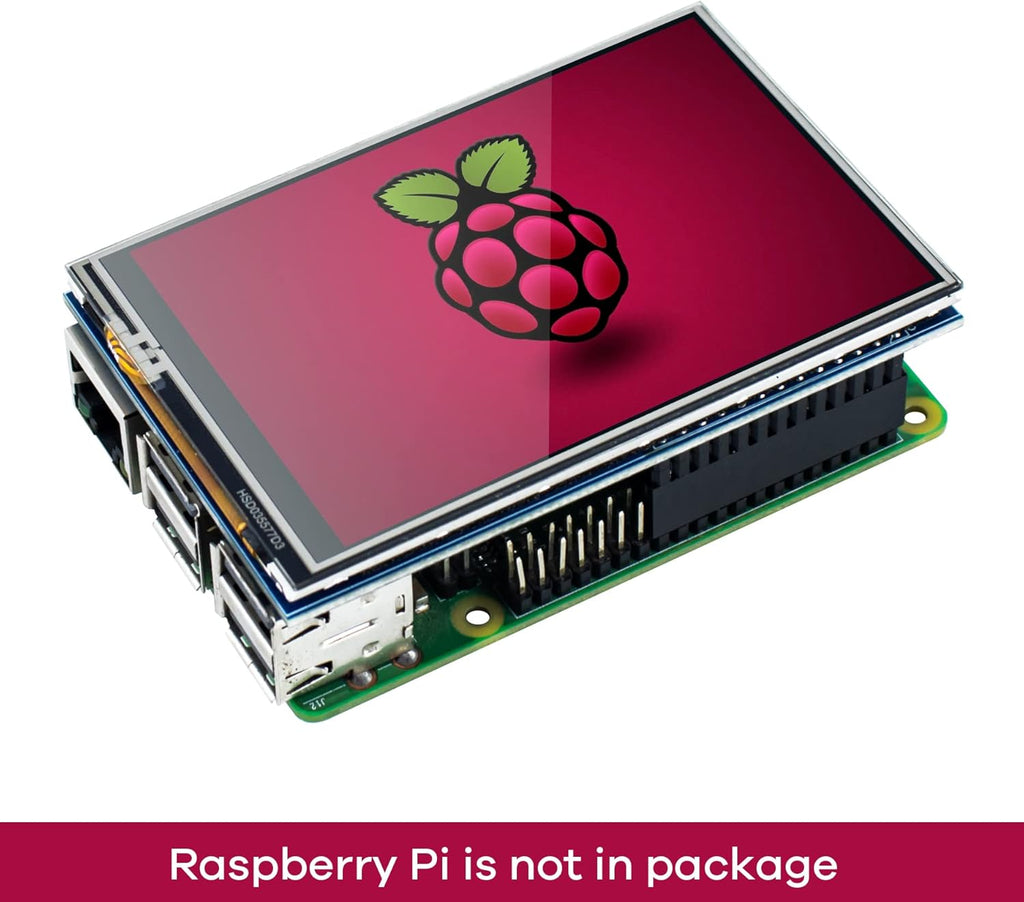 3.5 Inch 480x320 Touch Screen TFT LCD SPI Display Panel for Raspberry Pi B, B+, 2B, 3B, 3B+,4B, 5