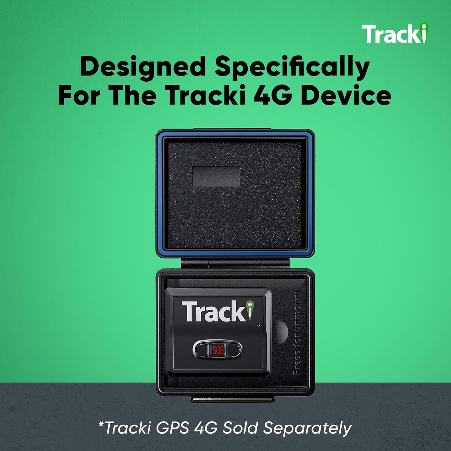 Tracki GPS Tracker with Waterproof Magnetic Mini Box and +3500mAh Battery Extender for Vehicles - 4G LTE Subscription Needed - US-Made Tech Small GPS Tracking Device for Car, US & Worldwide. (Set)