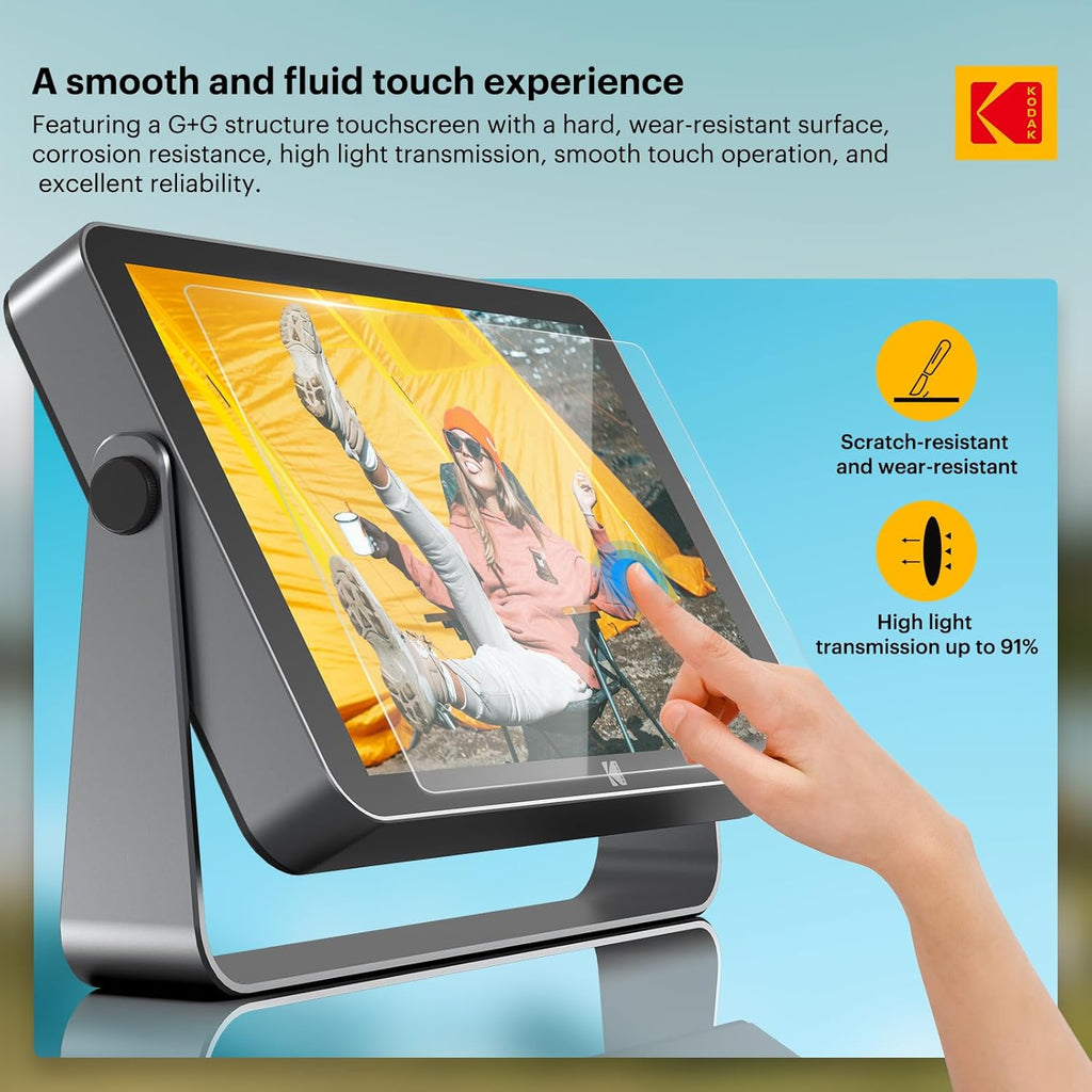 KODAK 10.1 Inch WiFi Digital Picture Frame with 64GB Storage, Electronic Smart Digital Photo Frame 1920x1200 IPS Touch Screen, Auto-Rotate, Share Moments Instantly Gifts for Women