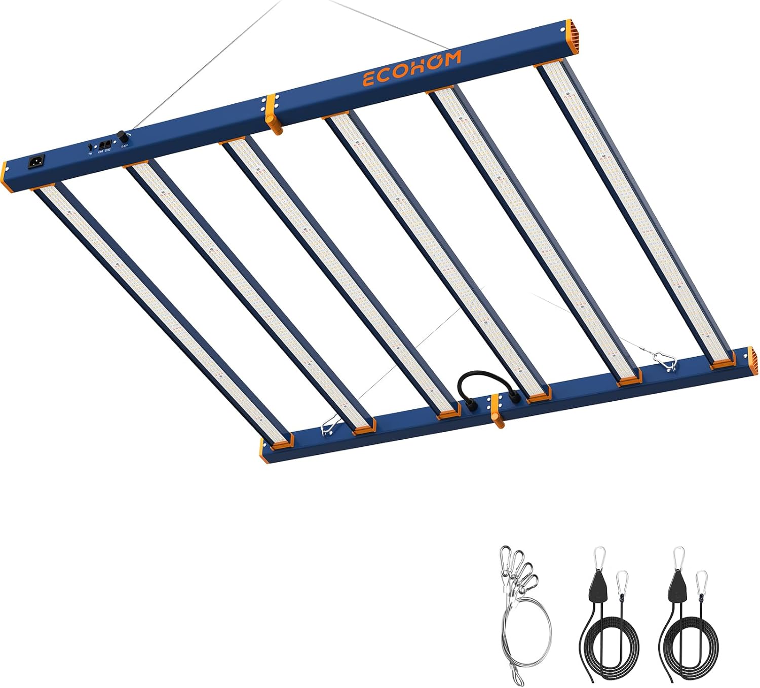LED Grow Light, 720W Grow Lights for Indoor Plants, Full Spectrum Growing Light Plant Foldable & Hanging Growing Lamps, Daisy Chain Dimmable Grow Lamp, Commercial for 5x5ft Coverage in Grow Tent