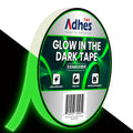 ADHES Green Glow in The Dark Tape 0.5 Inch x 65FT, Waterproof Reflective Tape for Stairs, Floors, Walls, Party, Emergency Exits & DIY Projects