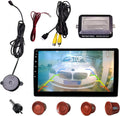 LCD Parking Sensor Kit - Displays Data on Original Screen, Easy Rear Installation, Compatible with All Camera Formats (AHD, CVBS), 18 Probe Colors to Match Any Vehicle