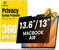 F FORITO 360° Privacy Screen Protector Compatible with MacBook Air 13.6 inch (2022-2025, M2, M3, M4), Anti Peeping and Anti Glare Laptop Privacy Screen Shield