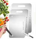 Katuchef Titanium Cutting Board - New Upgrade 100% Pure Titanium Cutting Boards for Kitchen Double Sided Non Toxic Cutting Board,Hygiene Durable Dishwasher Safe Chopping Board (3PC:S+M+L)