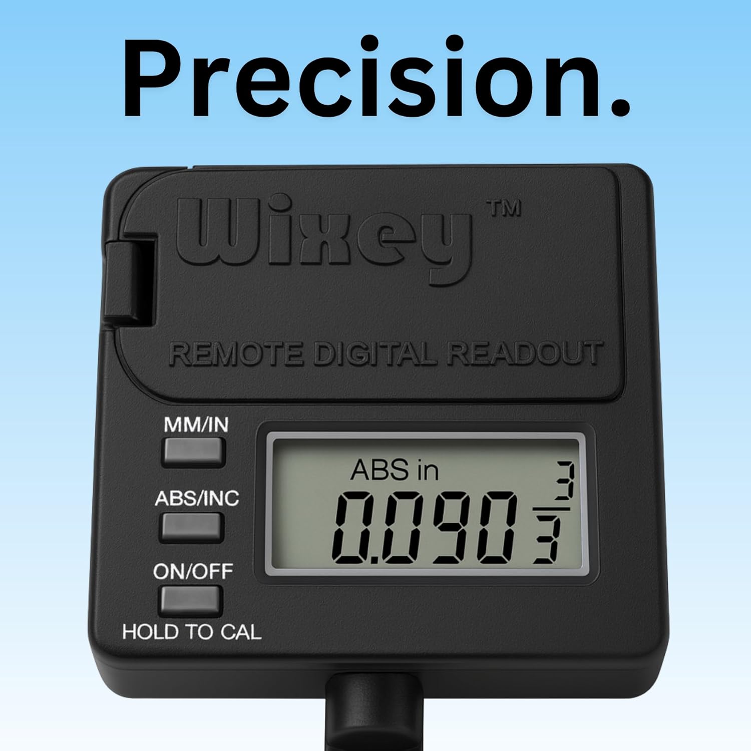 WR550 Wixey Digital Readout with Remote LCD Display - Precision Thickness 12'' Height Measuring Calipers for Planer, Drum Sander, & Wide Belt Sander - 0.002" Accurate Digital Callipers for Measuring