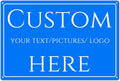 Custom Sign, Custom Metal Signs Personalized，Double-sided，Aluminum Weatherproof Metal Sign Multiple Sizes, Customize for Office, Business, Workplace, office, Home, Delivery Signs(16 * 12 Inch)