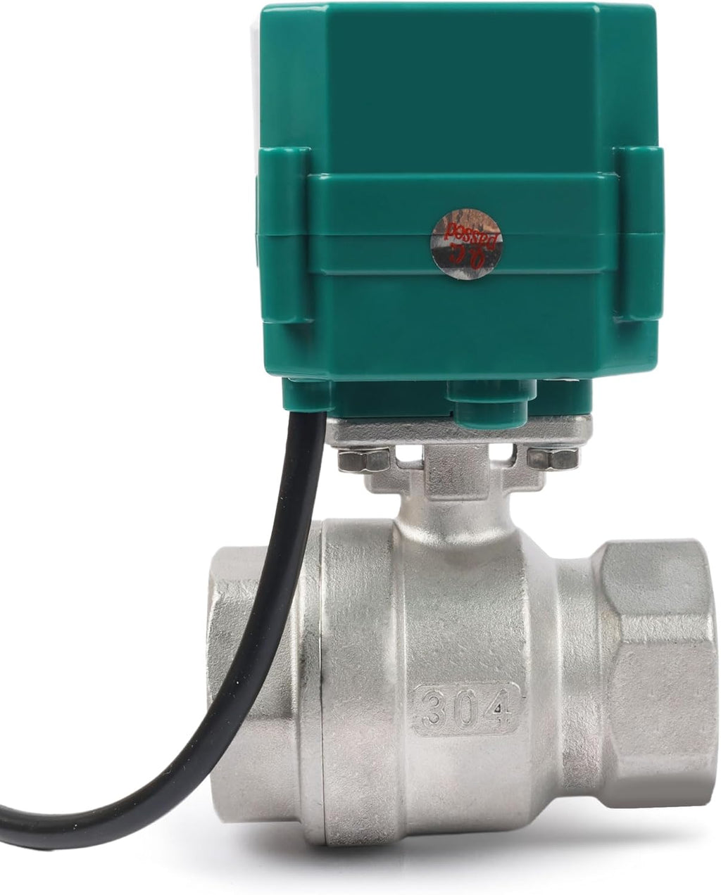 U.S. Solid 1-1/4" Motorized Ball Valve with US Plug 110VAC Stainless Steel Electrical Ball Valve,Auto Return, Normally Closed, IP65