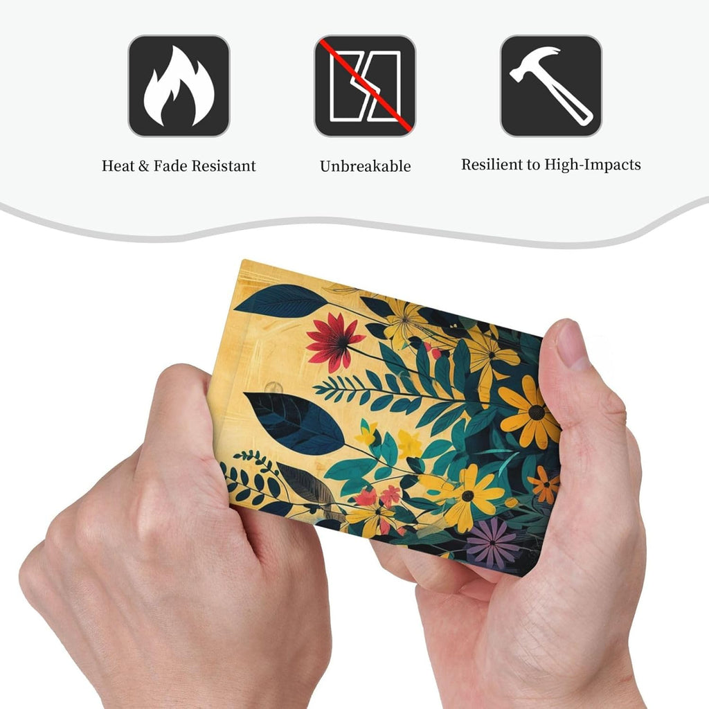 Abstract Minimalist Floral Botanical Boho Flower 1-Gang No Device Blank Wallplate Electrical Light Switch Covers Decorative Receptacle Face Plate Cover for Bathroom 5 X 3 IN