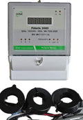 DAE P204-200D-S KIT, UL, Demand, Electric CTEP kWh Submeter, 3 Phase, 200A,120/208v, 3 CTs