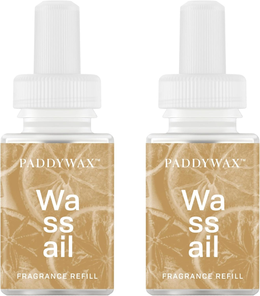Pura & Paddywax Home Scent Refill - Smart Air Diffuser - Up to 120-Hours of Luxury Fragrance per Refill - Home Essential - Clean & Safe Diffuser Fragrance - 2 Pack, Wassail