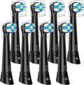 8 Pack Smart Cleaning IO Replacement Heads Compatible with Oral B iO 2 3 4 5 6 7 8 9 10 Series Electric Toothbrush, Brush Heads Compatible with Oral B iO Electric Handles Black