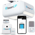 Sentry BU400 Smart Garage Door Opener, Heavy-Duty 3/4 Horsepower Equivalent DC Motor, Integrated Edge-to-Edge 3000-Lumen LED, with Beam Home App for Smart Garage Control, White