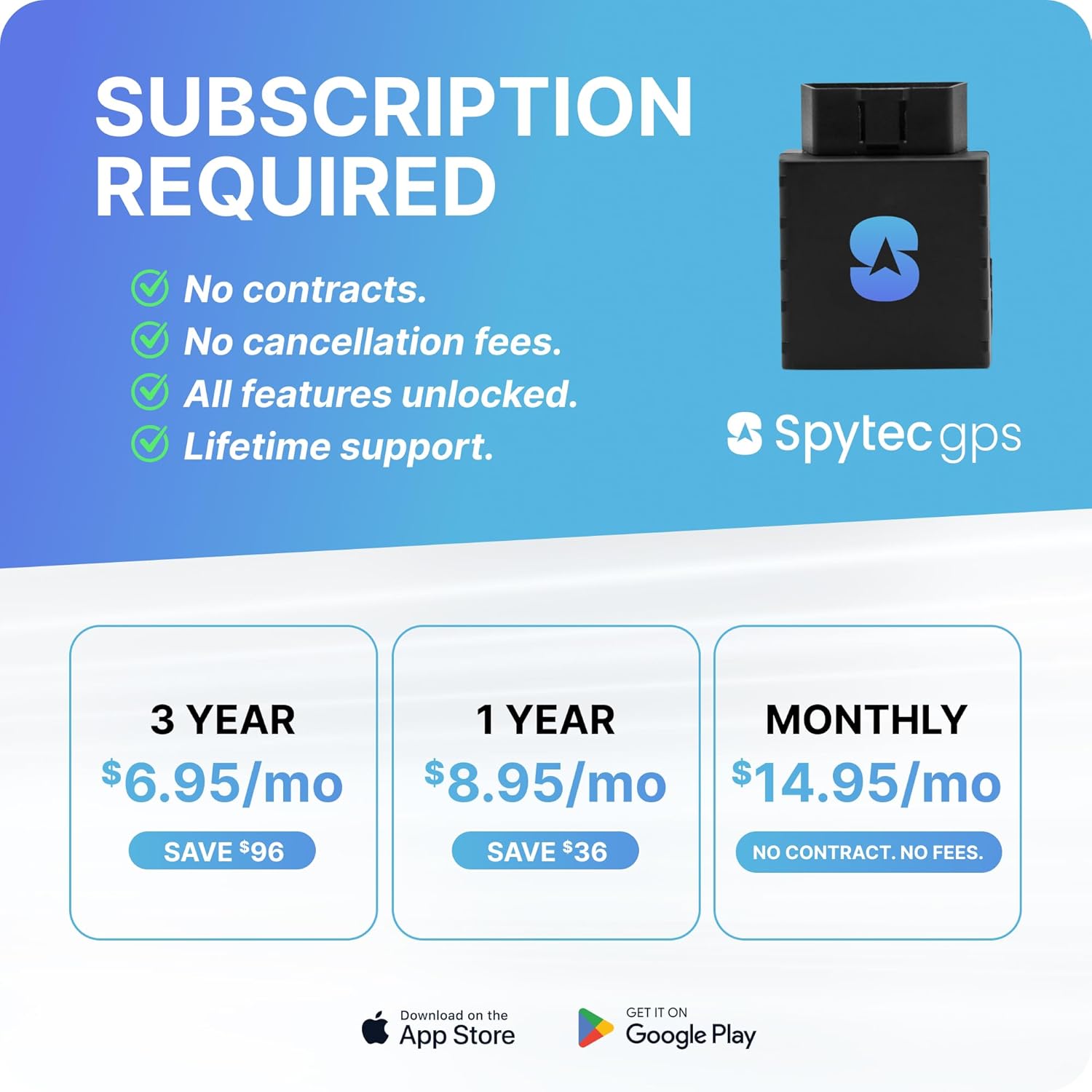 Spytec Pulse OBD GPS Tracker for Vehicles, Cars, Trucks | Anti-Theft Plug-in Car GPS Tracker | Fast 2 Second Updates, Ignition On/Off Alerts, Vehicle Movements | Fleet monitoring | Subscription needed