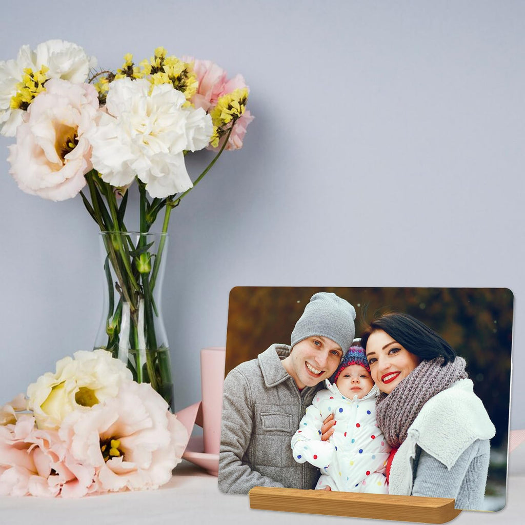 Custom Metal Photo Prints, Personalized Picture Frame with Your Photos, Customized Photo Gifts for Lovers, Couples, Family and Home Decor