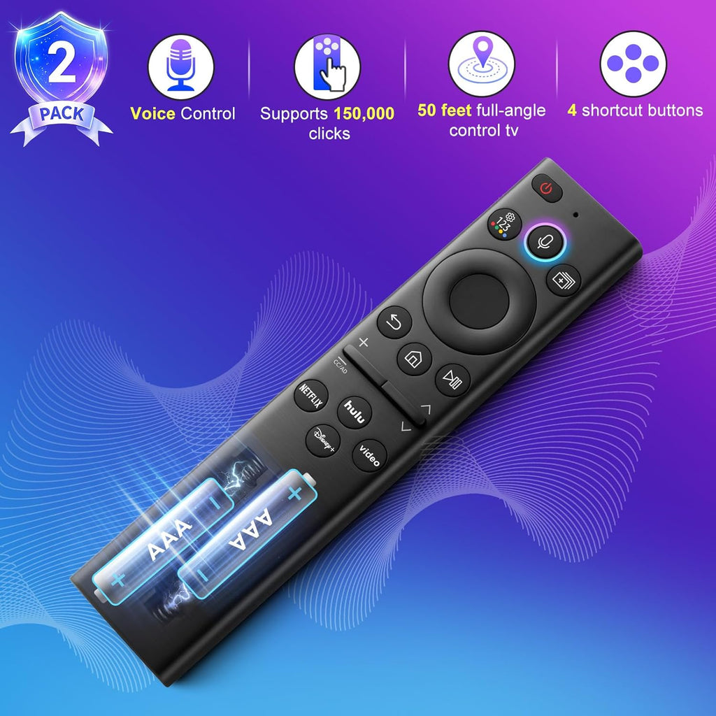 Replacement-Voice-for-Samsung-Smart-TV-Remote-Control-Universal BN59-01385A Compatible with Samsung Frame Curved QLED Crystal UHD TVs