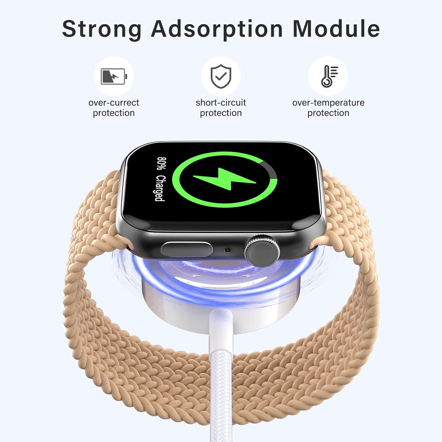 Travel Essentials,3 in 2 USB C Cable for Apple Watch Charger ，Multi Charging Cable Cord,Vacation Camping RV Essentials,Portable Designed for iWatch Series 11-2/Ultra/SE &iPhone 17-12-4FT(2Pack 4FT)