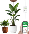 yadoker Plant Grow Light, Smart Plant Light Compatible with Alexa,Google for Indoor Plants,Height Adjustable,Customized Light Brightnesss,Multiple Timers
