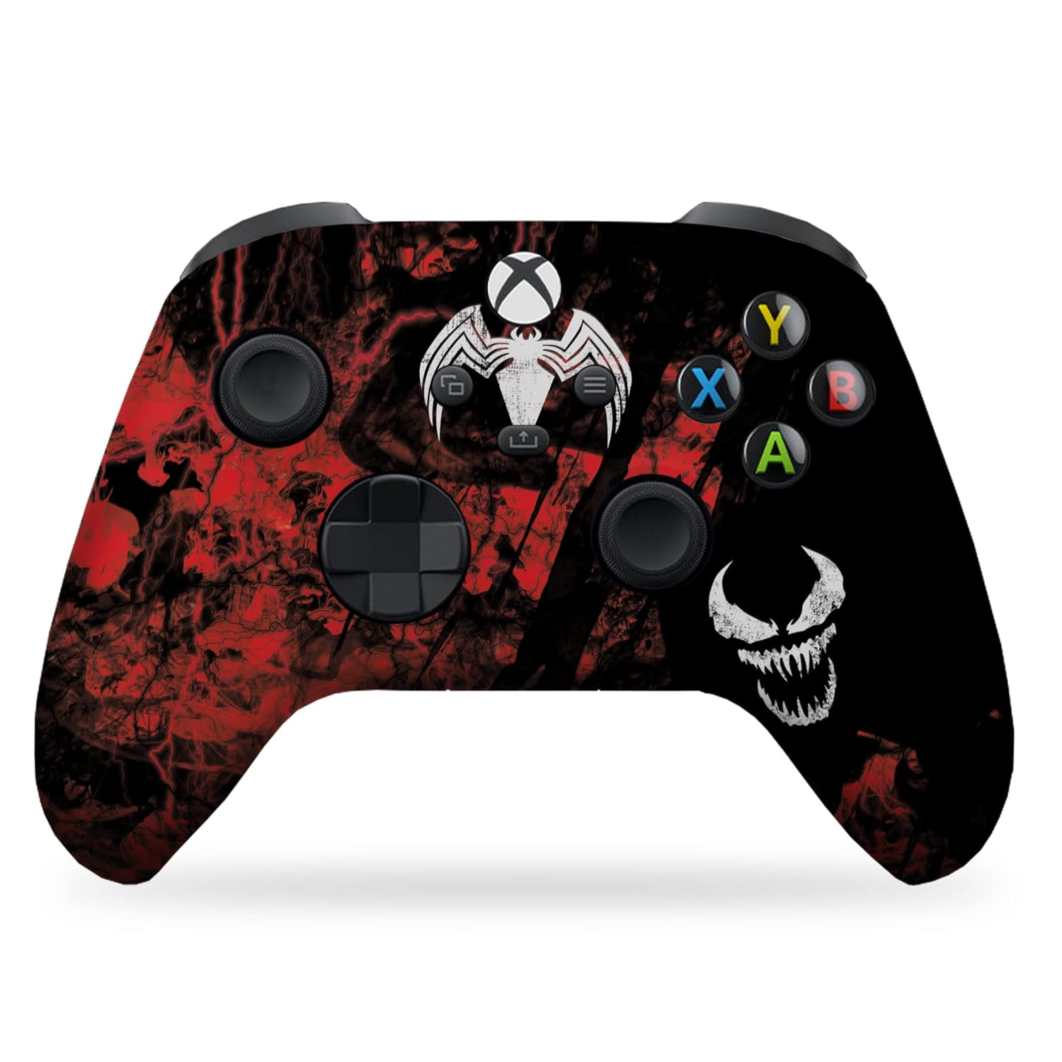 DreamController Carnagge Custom X-box Controller Wireless compatible with X-box One/Series X/S Proudly Customized in USA with Permanent HYDRO-DIP Printing (NOT JUST A SKIN)