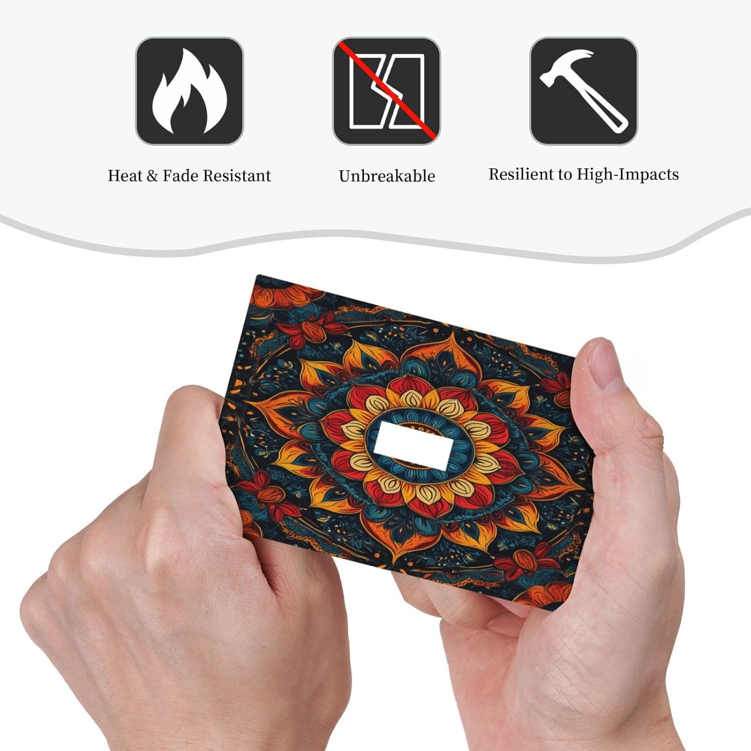 Boho Colorful Mandala Single Toggle Light Switch Cover plate Outlet Cover Decorative Switchplate Wall Plates Electrical Panel Cover for Bathroom Living Room 5 X 3 IN